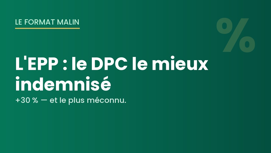 L'EPP, le format le mieux indemnisé