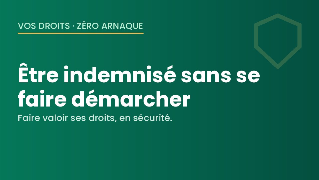 Être indemnisé sans se faire démarcher